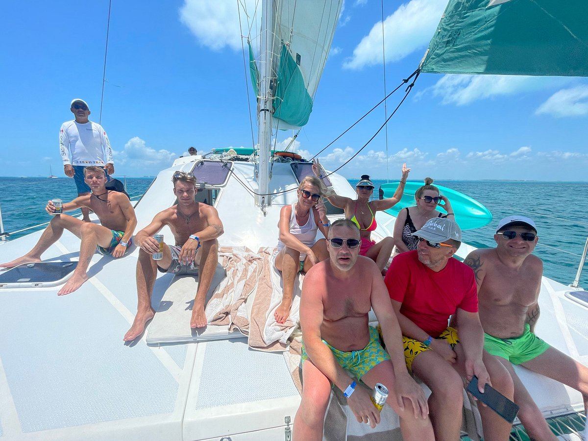 Group enjoying the bow